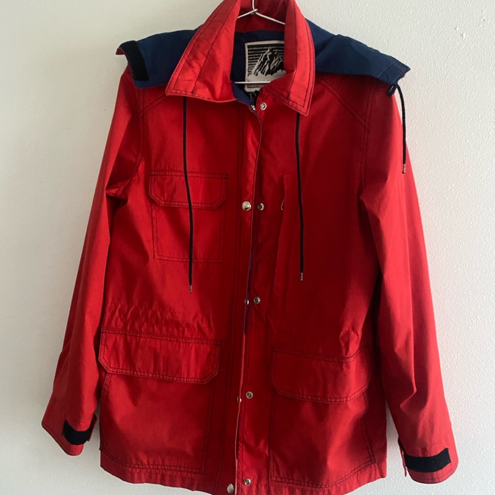 Stylish Red Utility Jacket for Women